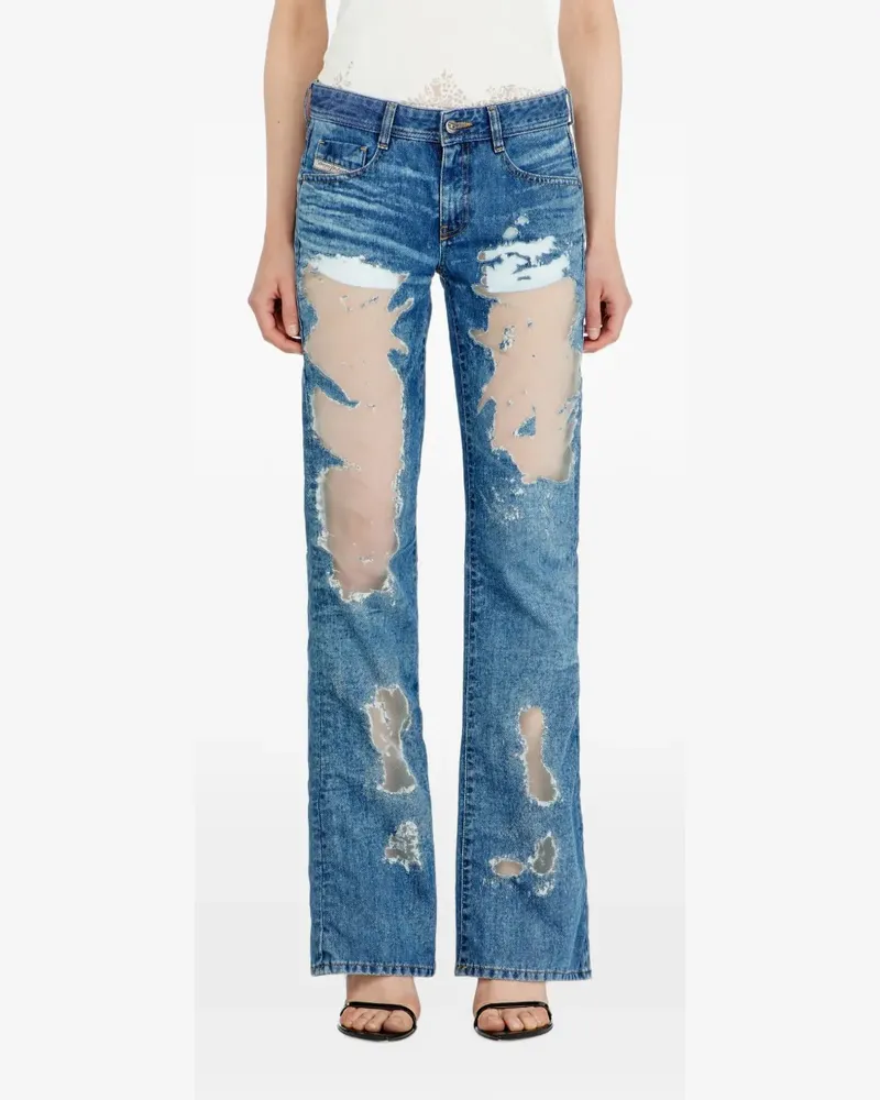 Diesel x Tinder 1969 D-Ebbey Bootcut-Jeans - Blau Blau