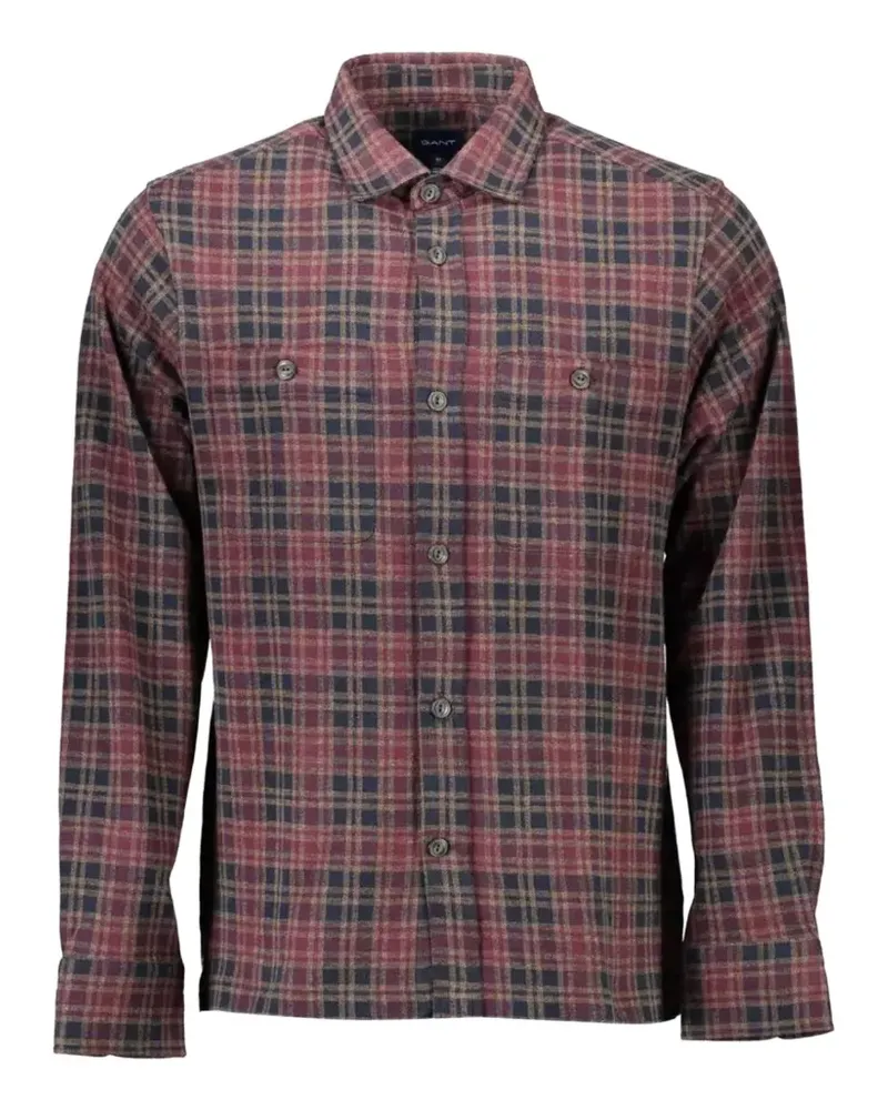 Gant check-pattern flannel shirt - Braun Braun