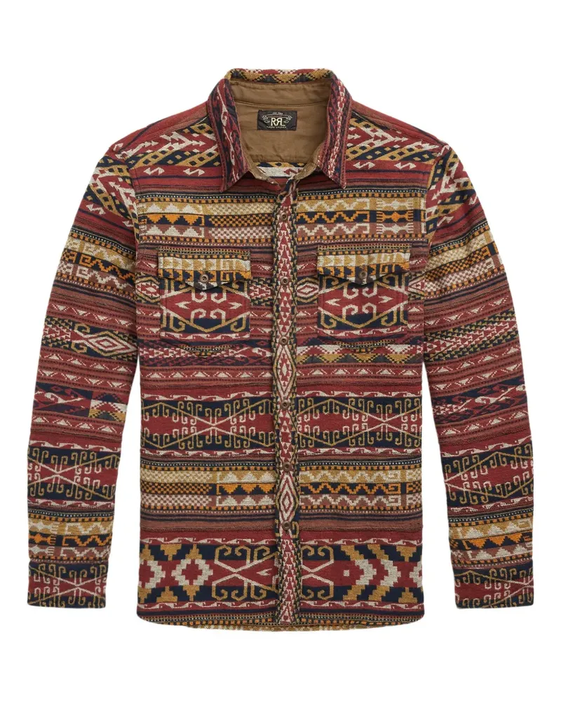 Ralph Lauren Hemd mit Jacquardmuster - Rot Rot