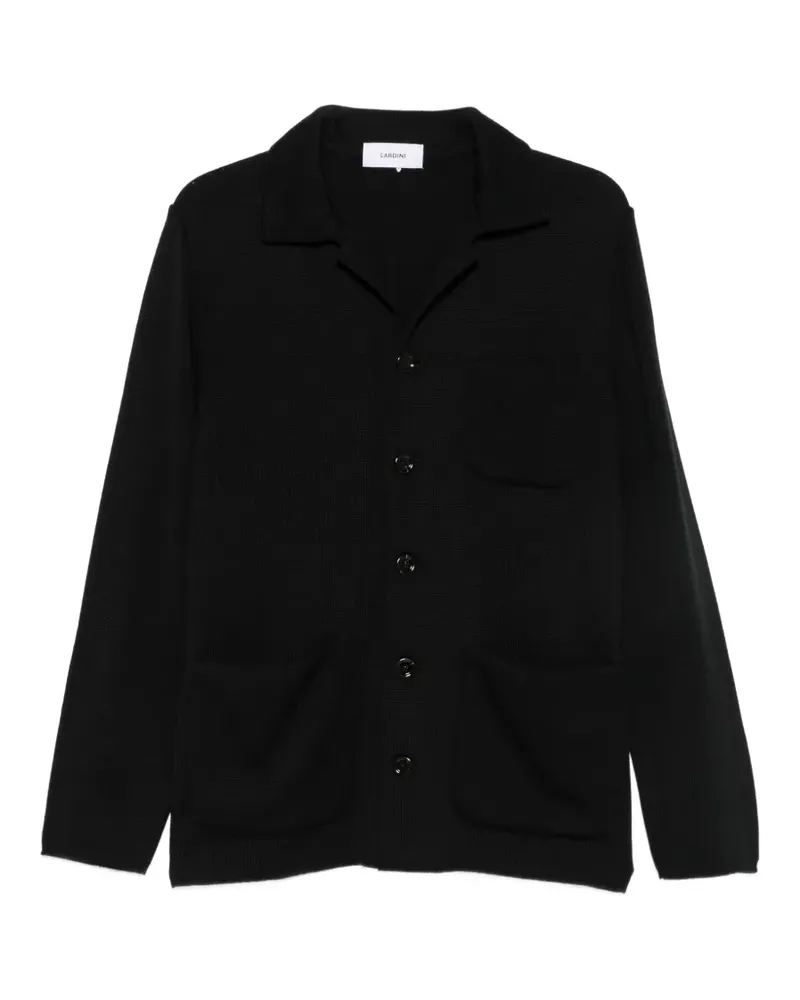 LARDINI Jacke mit aufgesetzter Tasche - Schwarz Schwarz