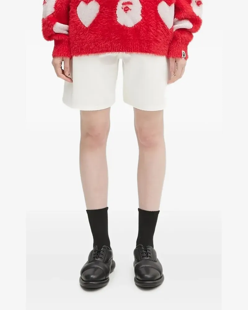 Samsøe & Samsøe Hoch sitzende Jeans-Shorts - Weiß Weiß