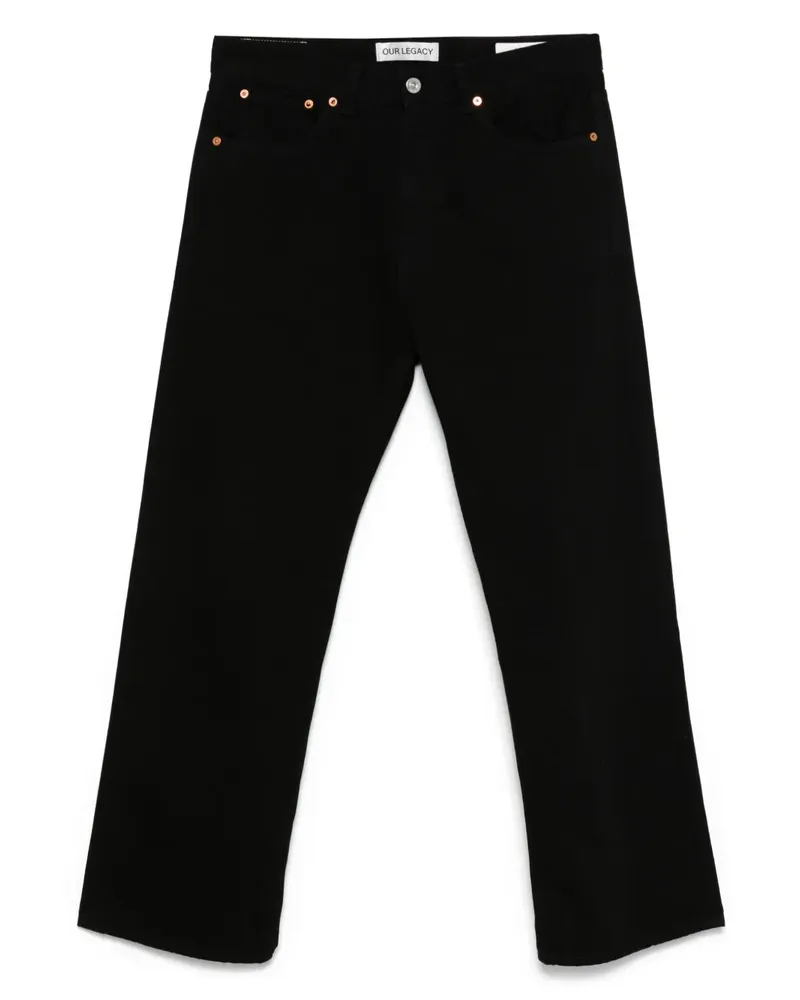 Our Legacy Third Cut Jeans - Schwarz Schwarz