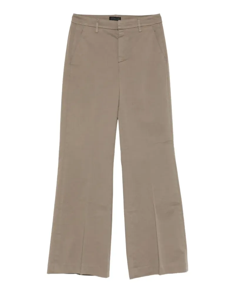 Dondup belt-loops straight-leg trousers - Nude Nude