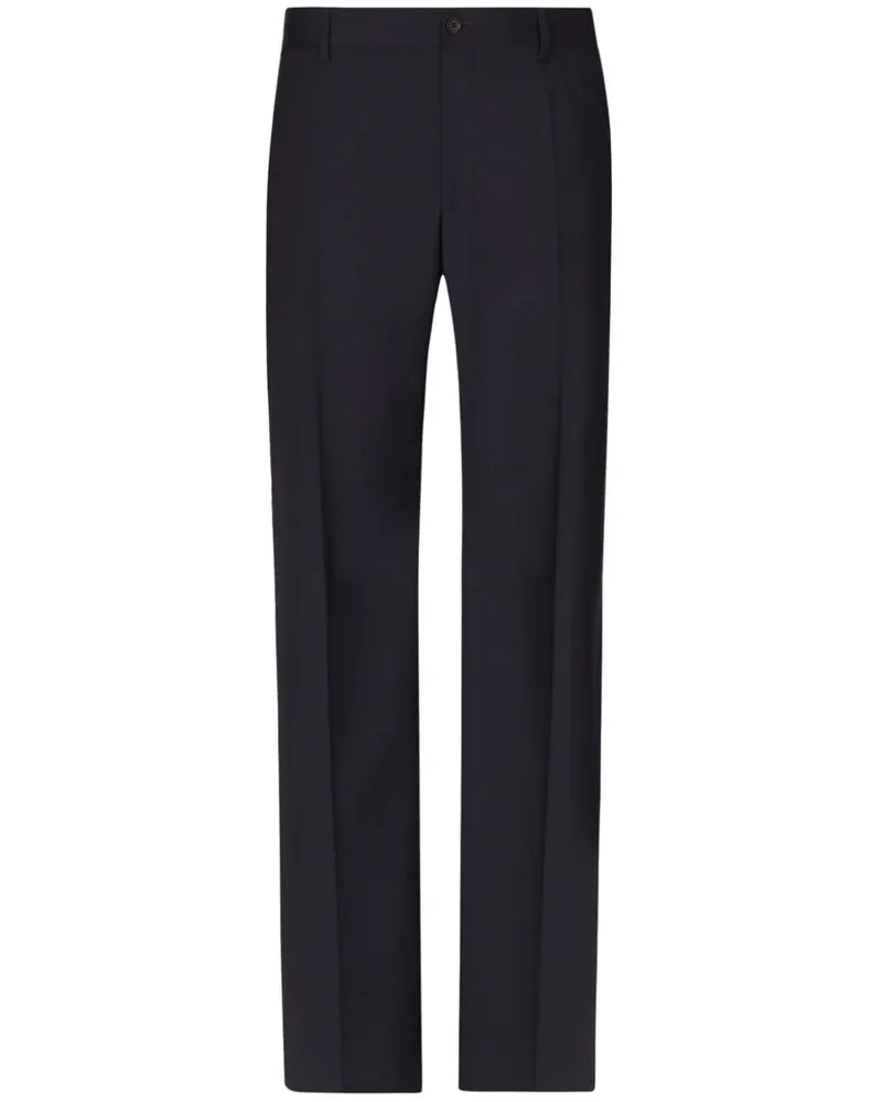 Dolce & Gabbana Hose aus Leinengemisch - Blau Blau