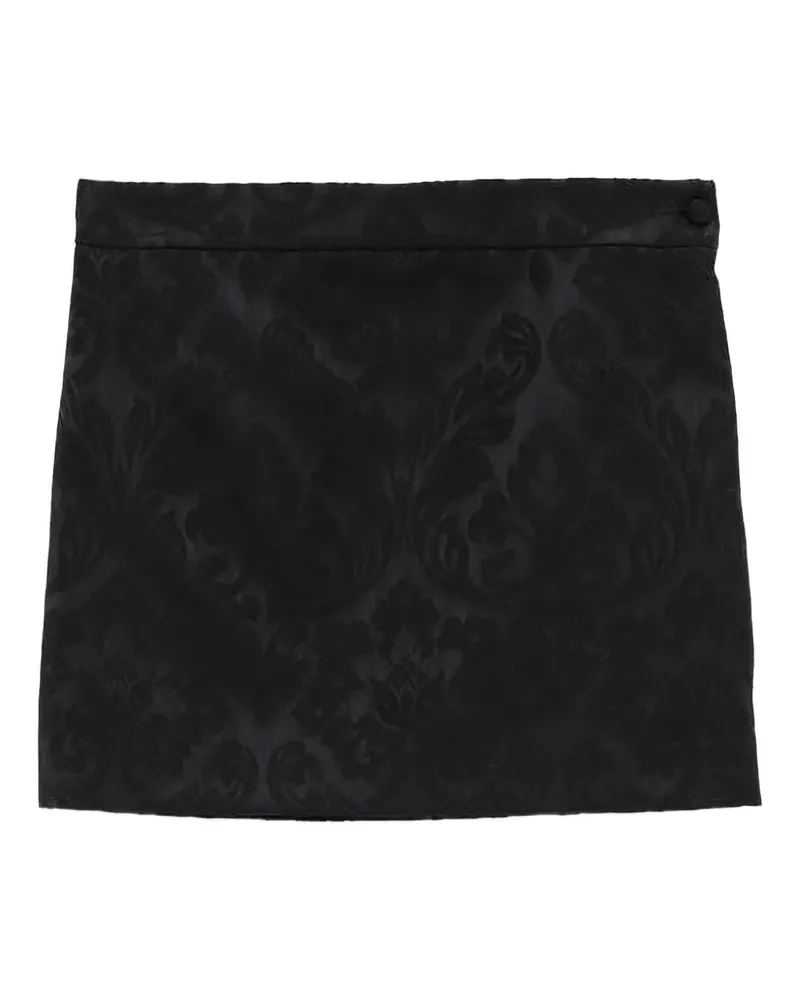Chloé damask-pattern skirt - Schwarz Schwarz