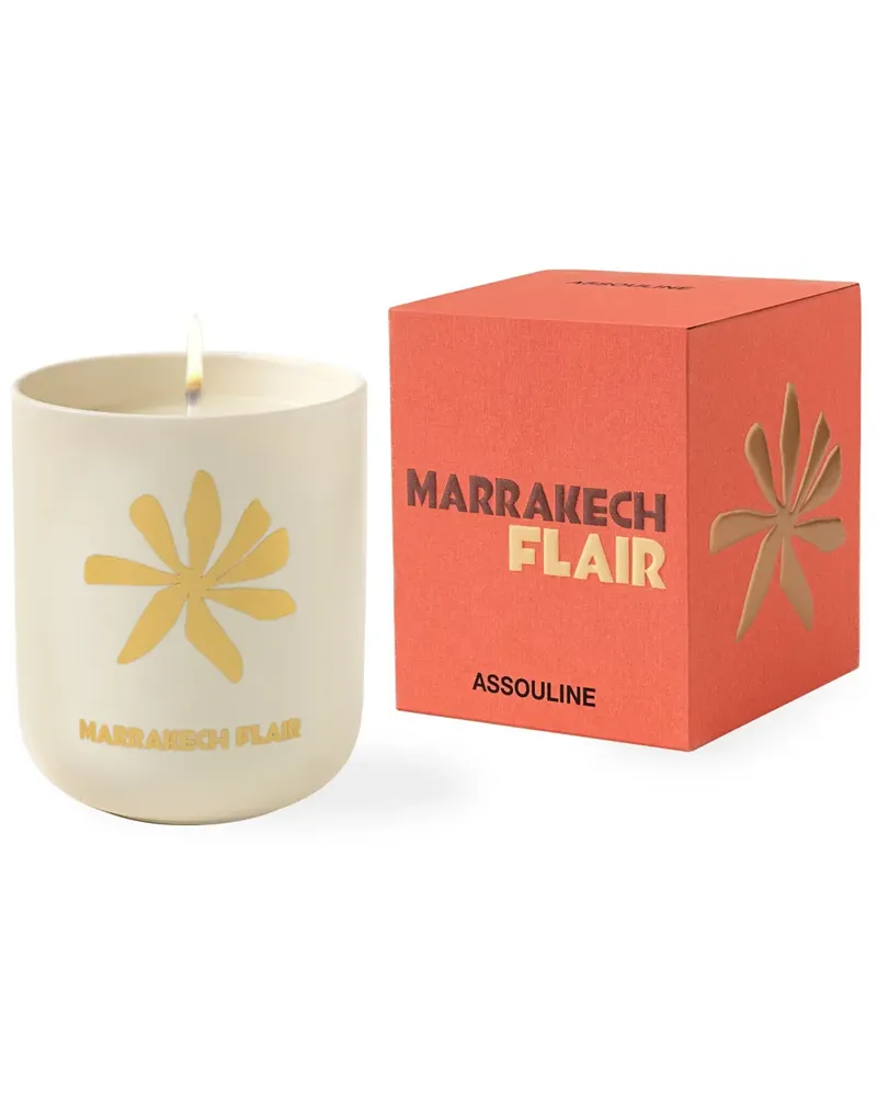 Assouline Marrakech Flair - Travel from Home Kerze (319g) - Nude Nude