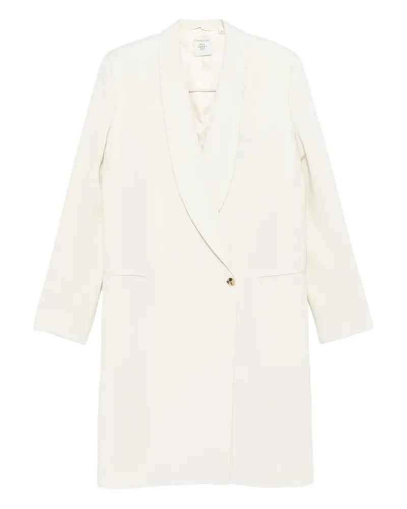 Calvin Klein Evelyn Mantel mit Schalkragen - Nude Nude