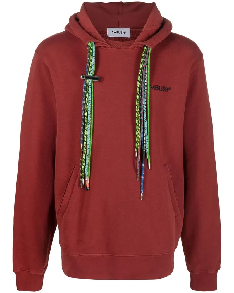 AMBUSH Hoodie mit Kordeln Red