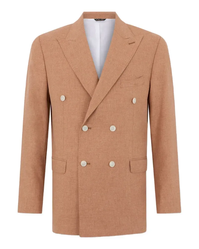 Brooks Brothers double-breasted blazer - Orange Orange