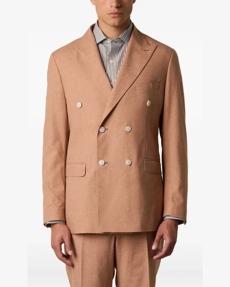 Brooks Brothers Doppelreihiges Sakko - Orange Orange