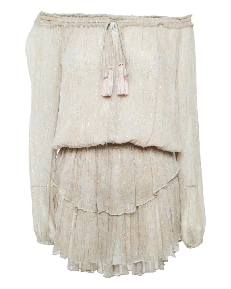 LoveShackFancy Pre-owned schulterfreies Kleid - Nude Nude
