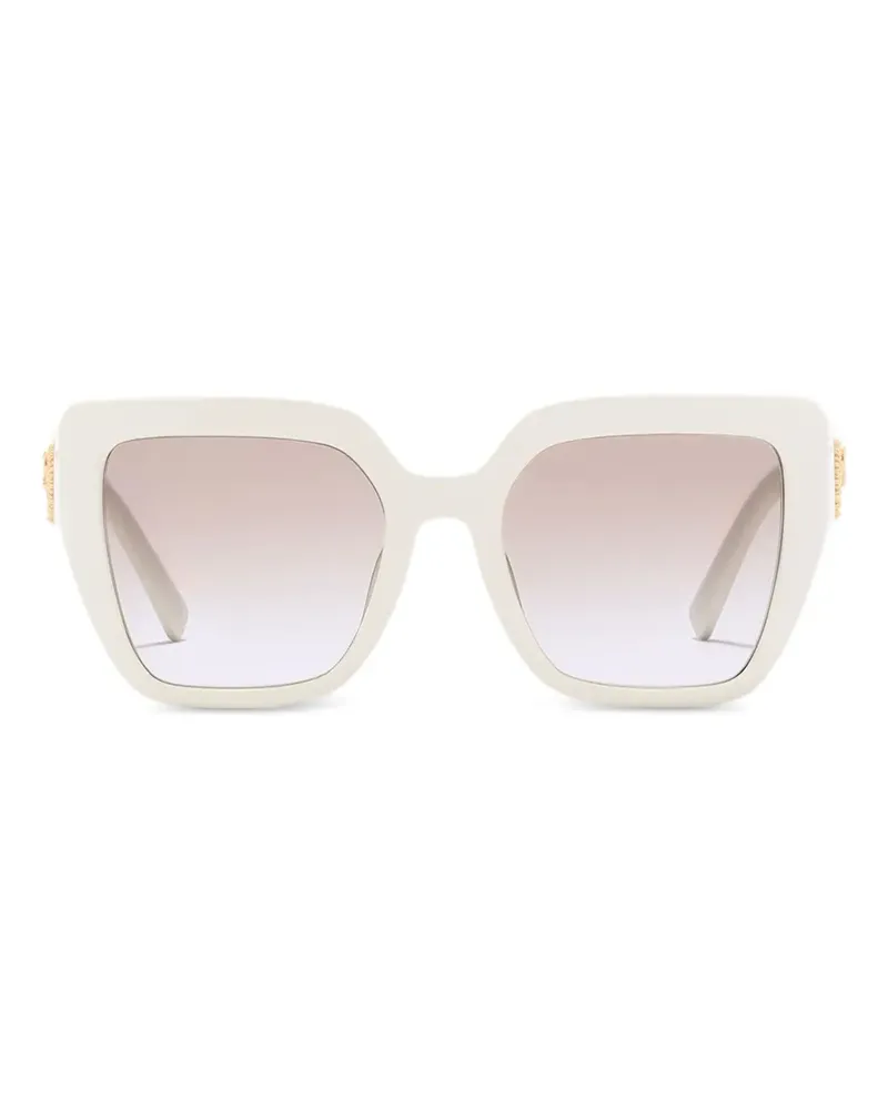 Dolce & Gabbana Devotion square-frame sunglasses - Weiß Weiß