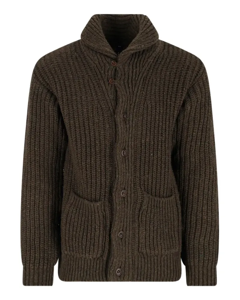 Ralph Lauren Cardigan mit Schal - Braun Braun