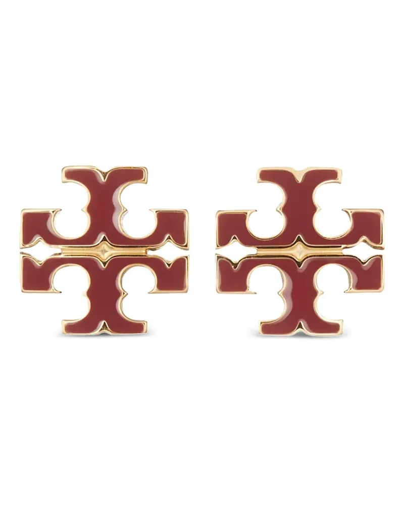 Tory Burch Kleine Icon Emaille-Ohrstecker - Gold Gold