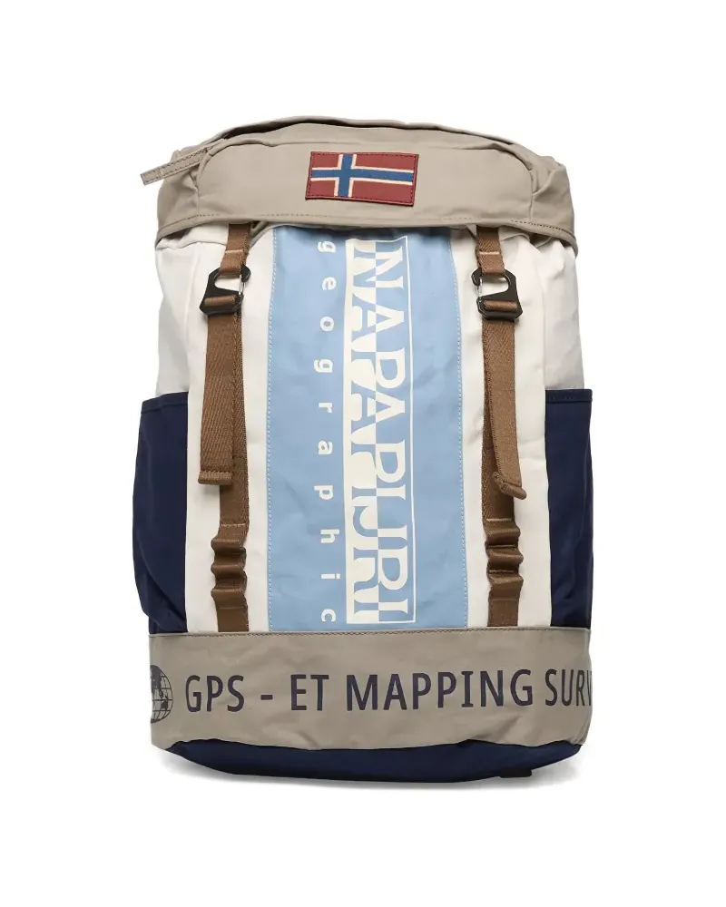 Napapijri Equator colourblock backpack - Nude Nude