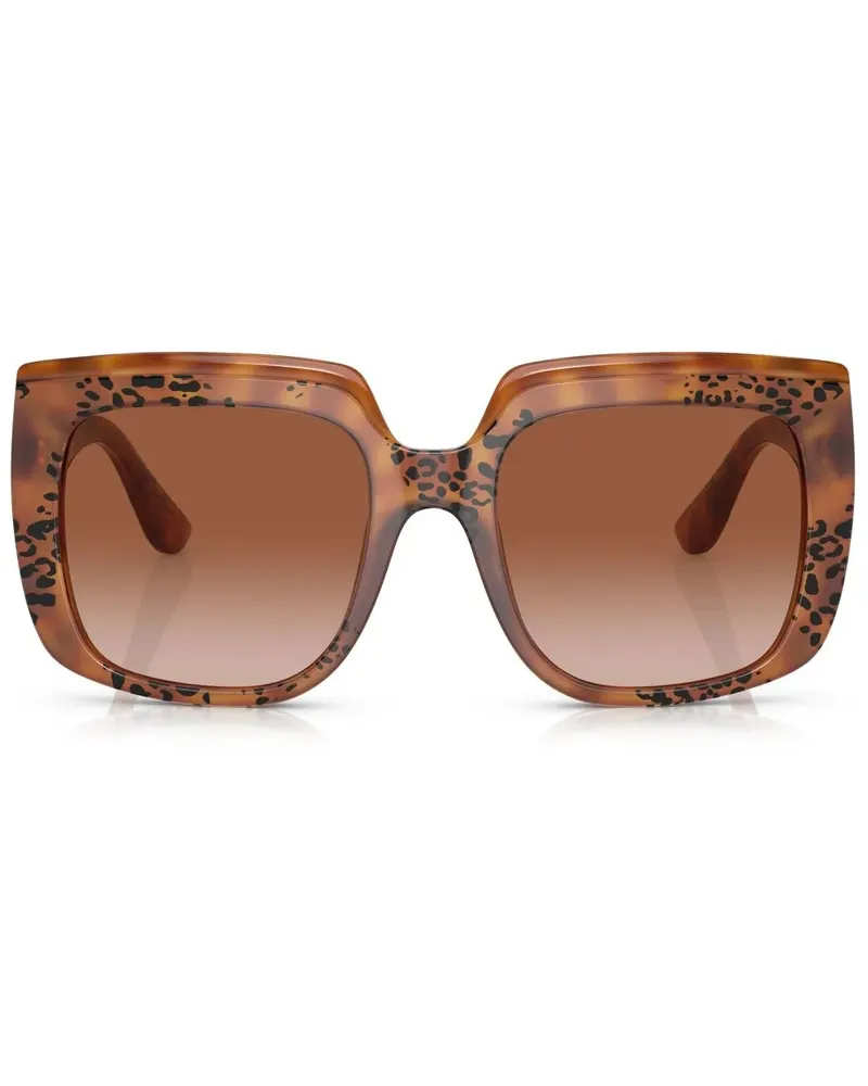 Dolce & Gabbana Sonnenbrille im Oversized-Look - Grün Grün