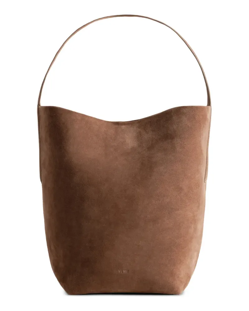 YU MEI suede tote bag - Braun Braun