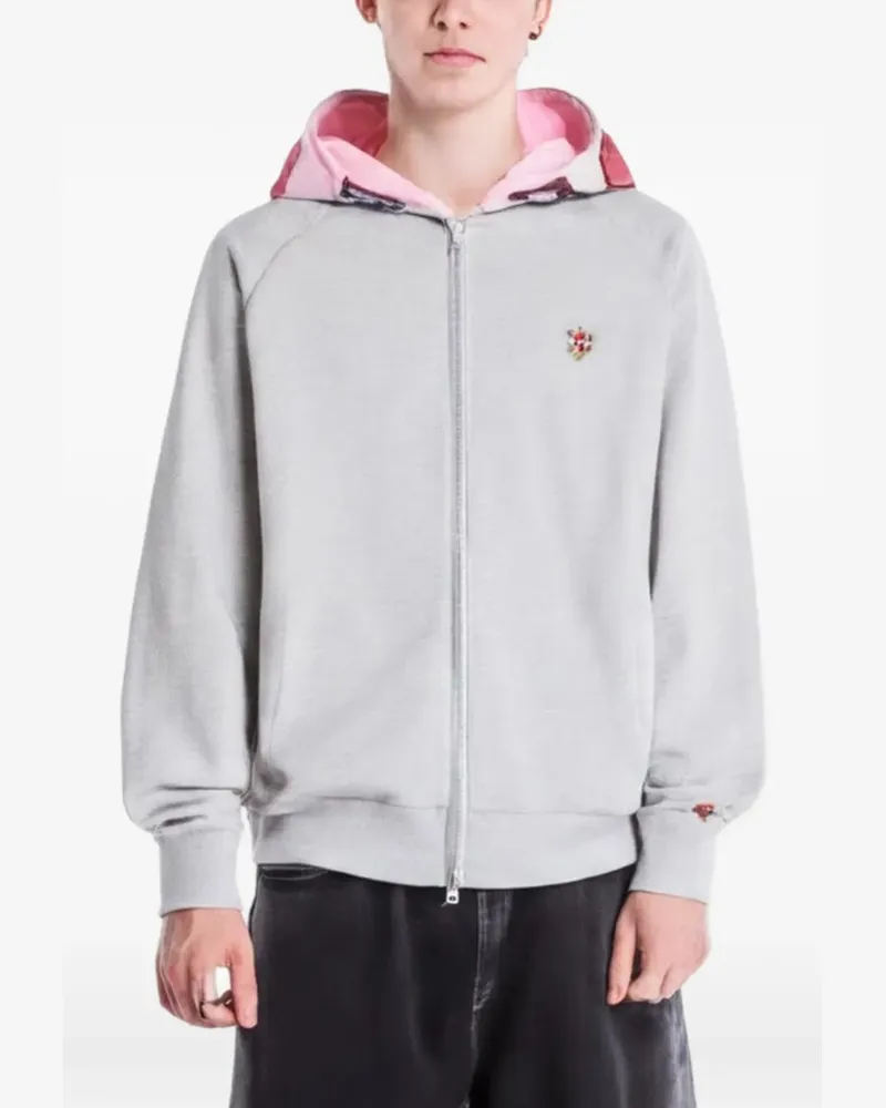 Billionaire Boys Club Cones & Bones zip-up hoodie - Grau Grau