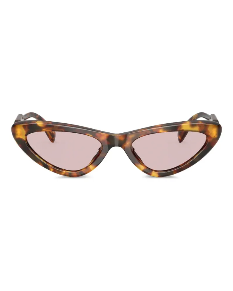 Miu Miu Cat-Eye-Sonnenbrille - Braun Braun