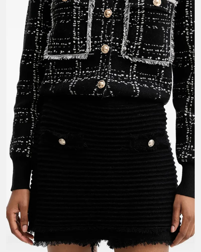 Guess Shorts mit Fransen - Schwarz Schwarz