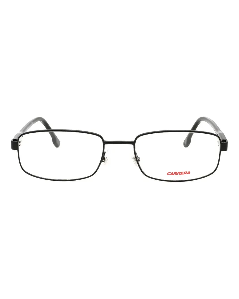 Carrera logo-detail rectangle-frame glasses - Schwarz Schwarz