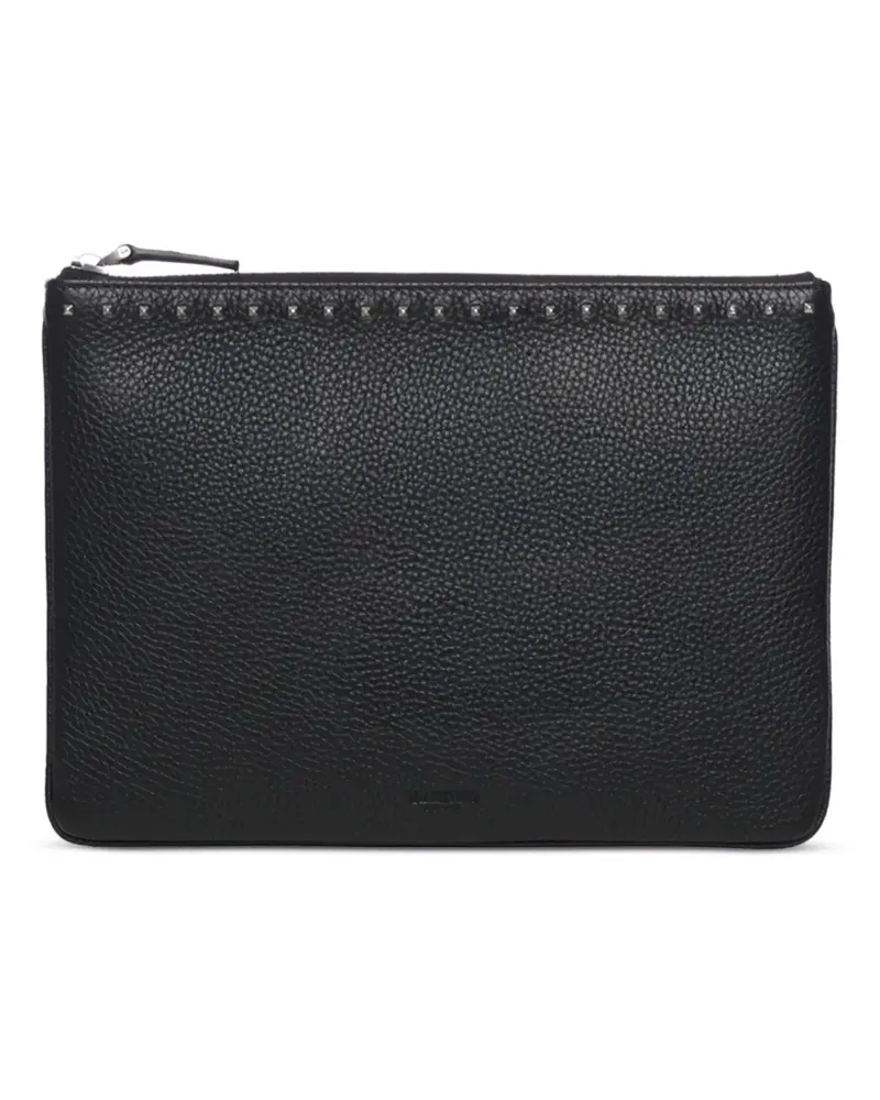 Valentino Garavani Clutch mit Nieten - Schwarz Schwarz