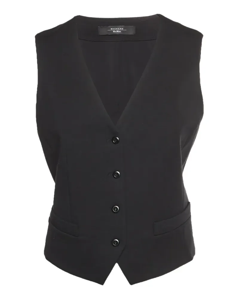 Max Mara Klassisches Trägershirt - Schwarz Schwarz