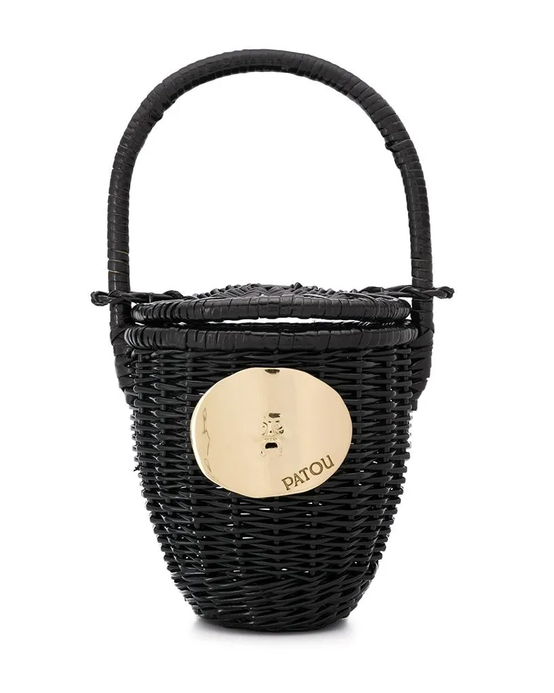 Patou Gewebte Beuteltasche - Schwarz Schwarz