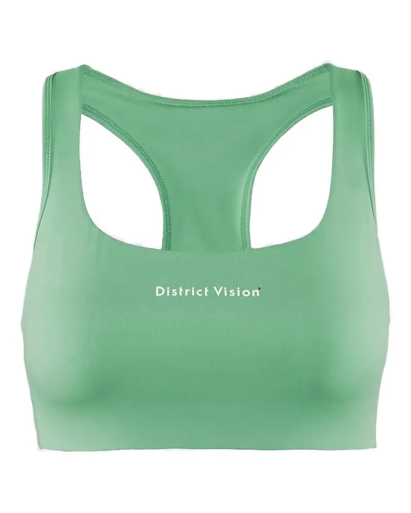District Vision Sport-BH mit Racerback - Grün Grün
