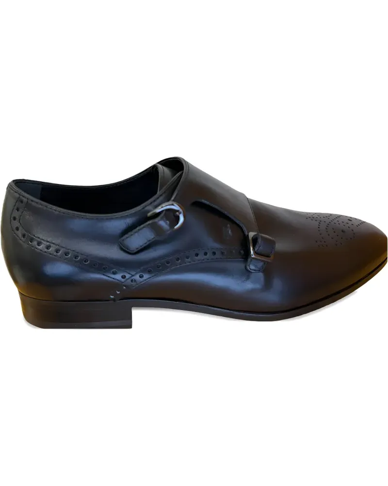 TOD'S Loafer mit Budapestermuster - Schwarz Schwarz