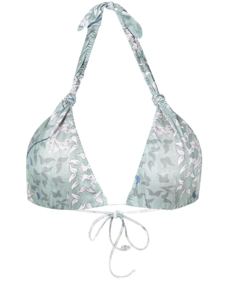 Clube Bossa Rings Bikinioberteil mit grafischem Print - Blau Blau