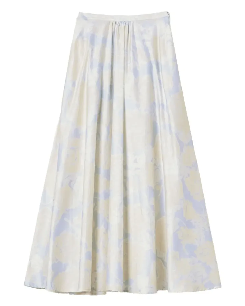 Twin-Set Rock mit Print - Blau Blau