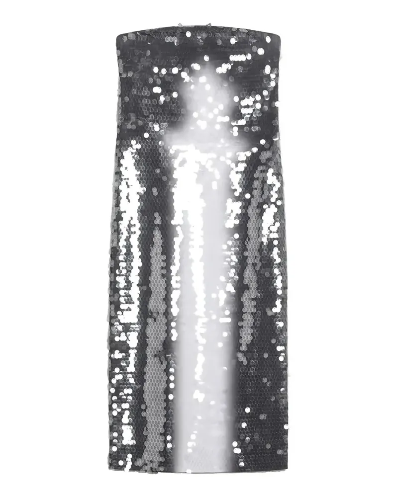 Max Mara gradient sequin-embellished midi dress - Silber Silber
