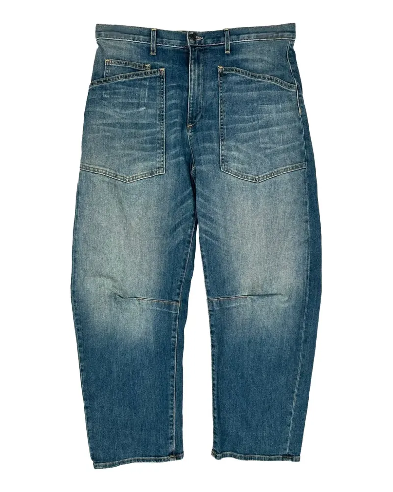 Nili Lotan Shon barrel jeans - Blau Blau