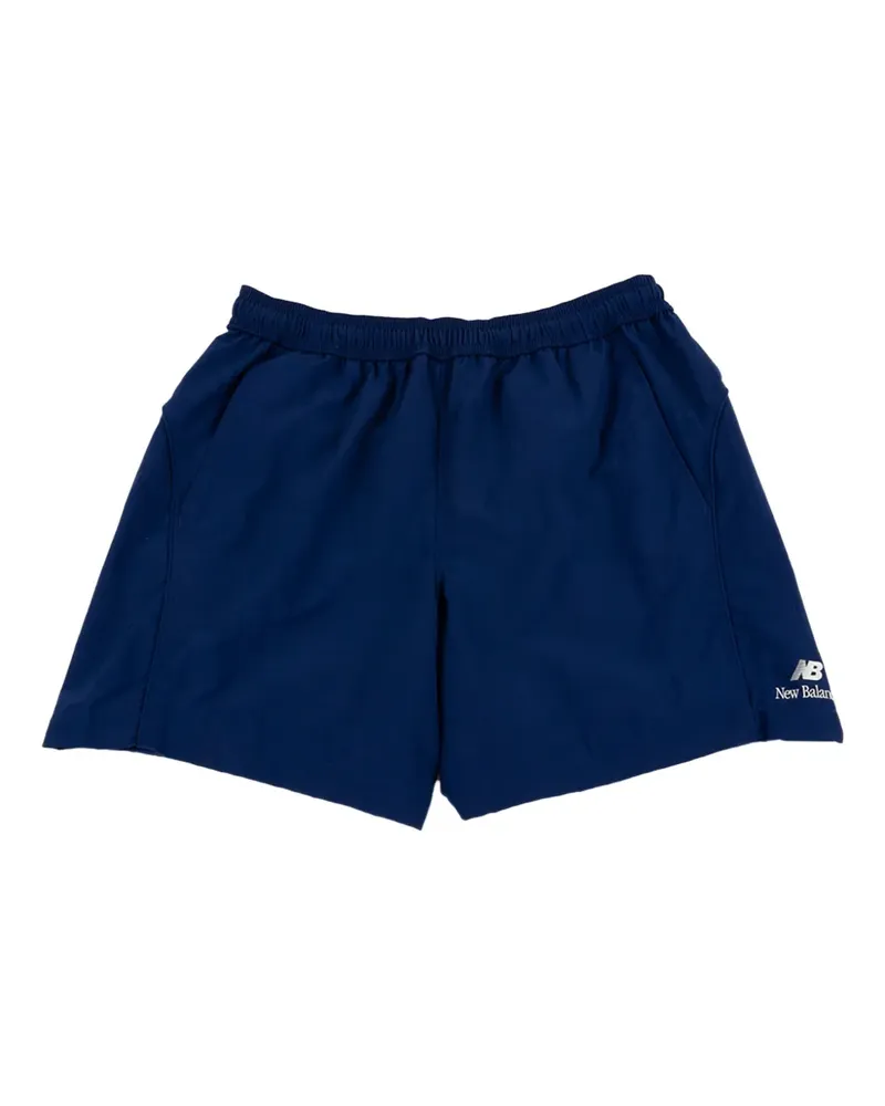 New Balance logo detail running shorts - Blau Blau