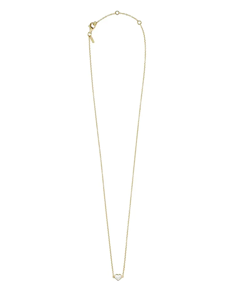 DESIGN LETTERS heart-pendant necklace - Gold Gold