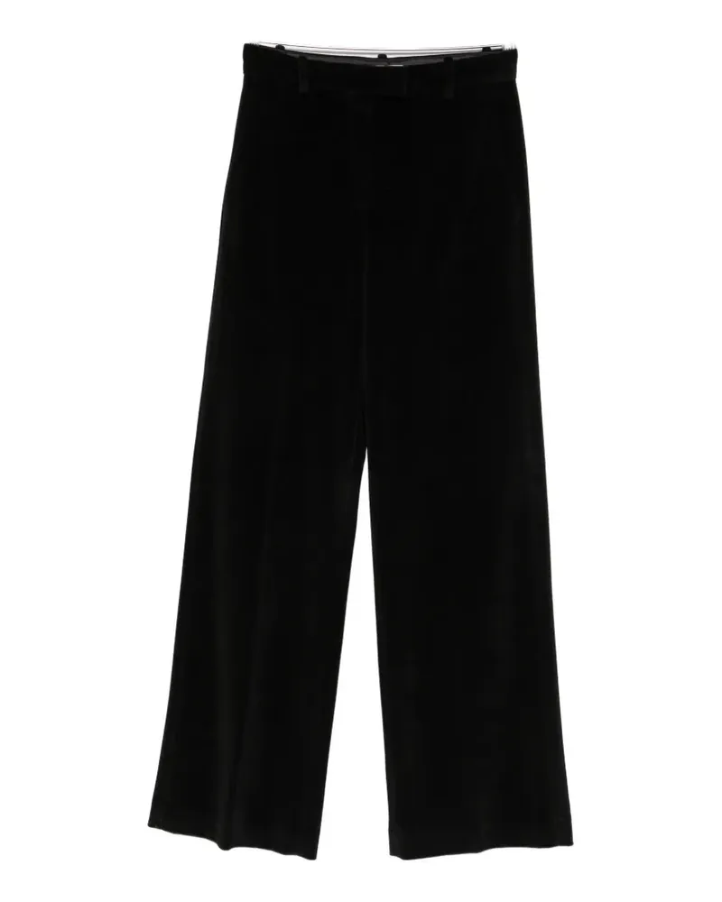 CIRCOLO 1901 Hose in Samtoptik - Schwarz Schwarz