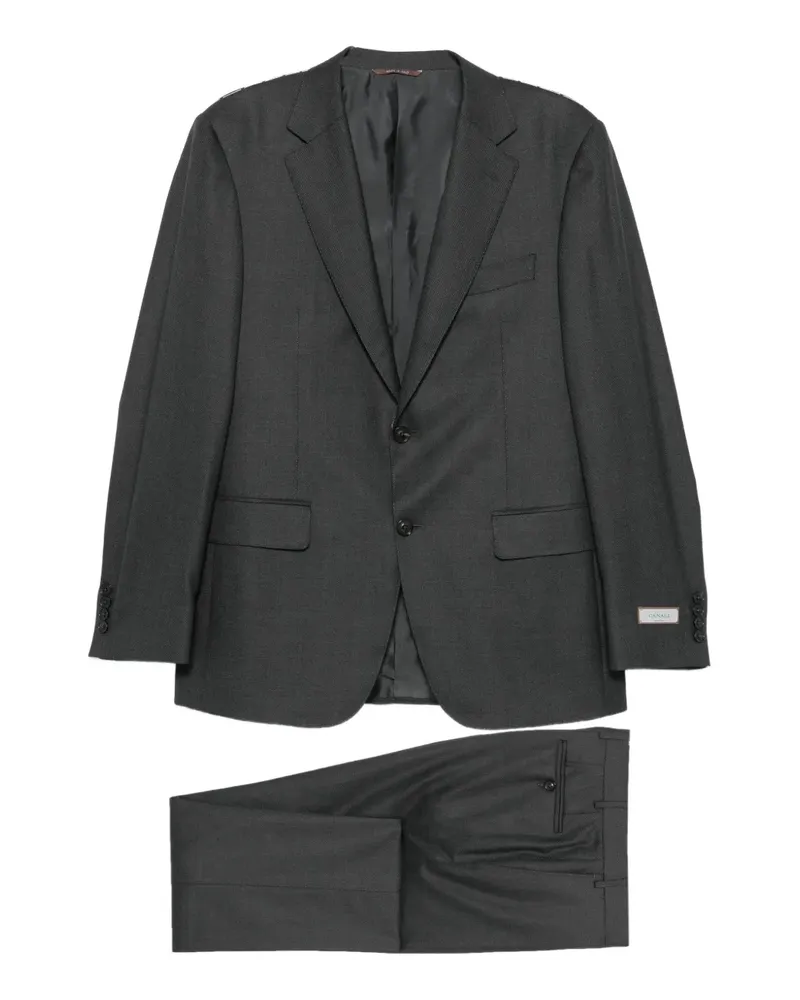 Canali single-breasted wool suit - Grau Grau