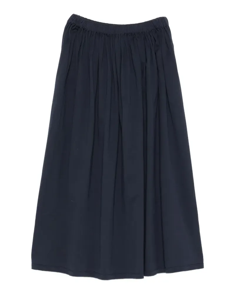 MA'RY'YA elasticated-waistband midi skirt - Blau Blau