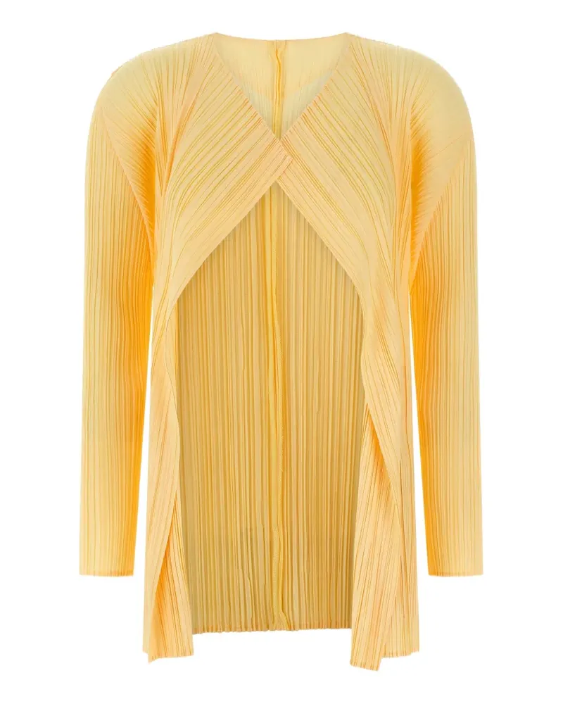 Issey Miyake Mellow Cardigan - Gelb Gelb