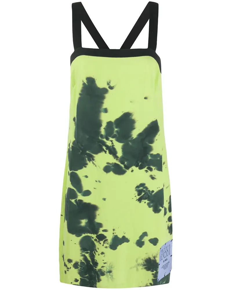 McQ Kleid mit Batikmuster - Gelb Gelb