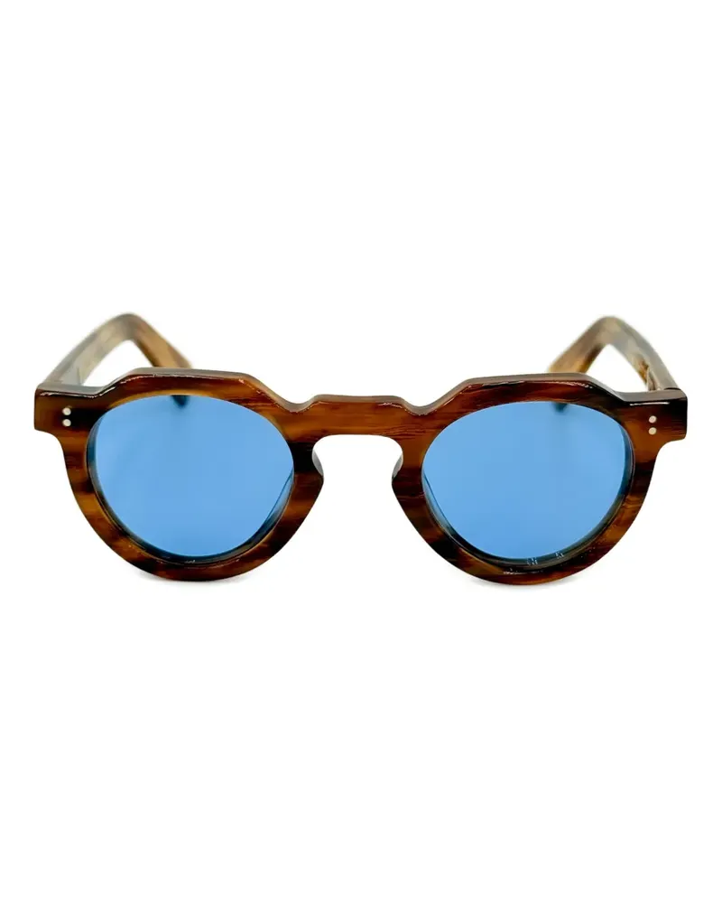 Lesca Crown round-frame sunglasses - Braun Braun