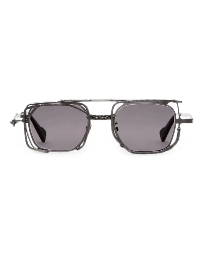 KUBORAUM geometric-frame sunglasses - Grau Grau