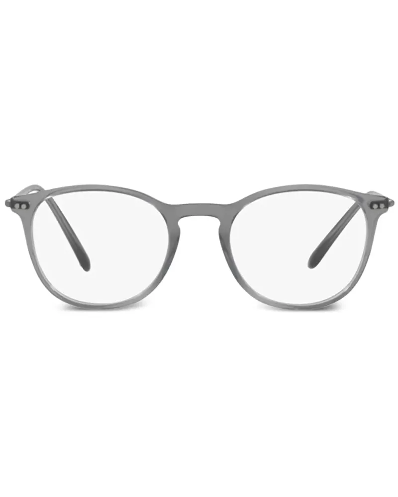 Giorgio Armani Brille im Panto-Design - Grau Grau