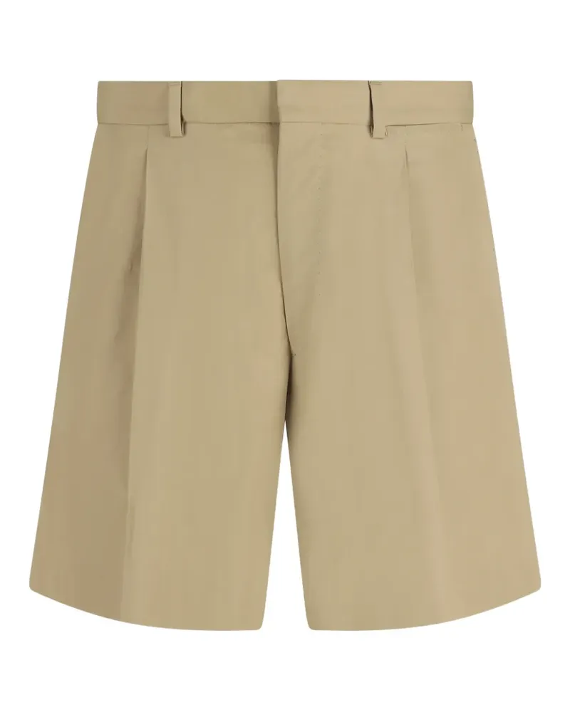 Prada button patch pocket trousers - Nude Nude
