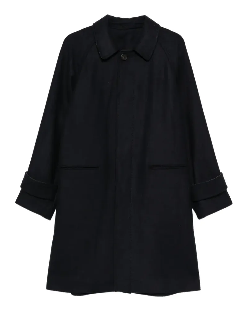 N° 21 raglan-sleeve concealed-fastening coat - Blau Blau