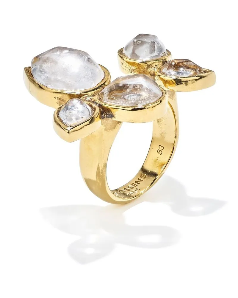 Goossens Paris Cachemire Ring mit Kristallen - Gold Gold