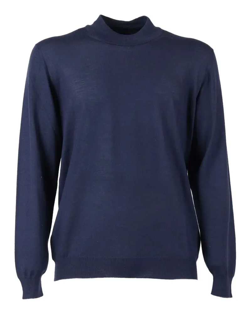 Fedeli mock-neck sweater - Blau Blau