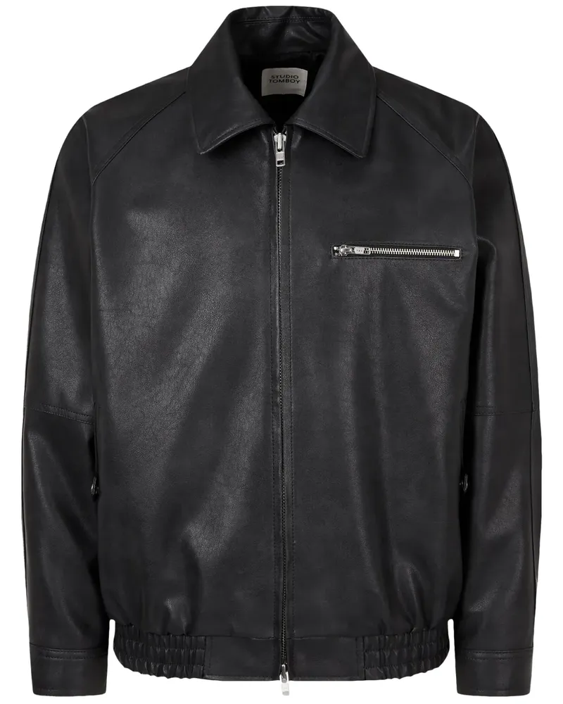 STUDIO TOMBOY Jacke aus Faux-Leder - Grau Grau