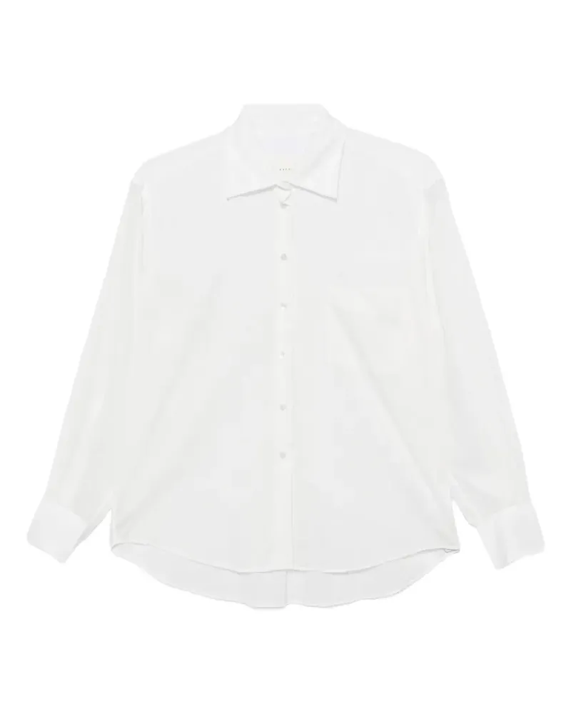 XACUS chest-pocket button-up shirt - Weiß Weiß